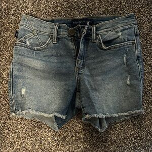 Rock & Republic Distressed Blue Jean Shorts